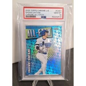 2025 Topps Chrome All Etch Logofractor Edition SHOHEI OHTANI PSA 10 Gem Mint